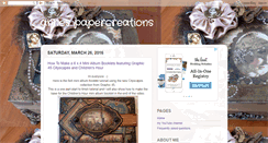 Desktop Screenshot of annespapercreations.com